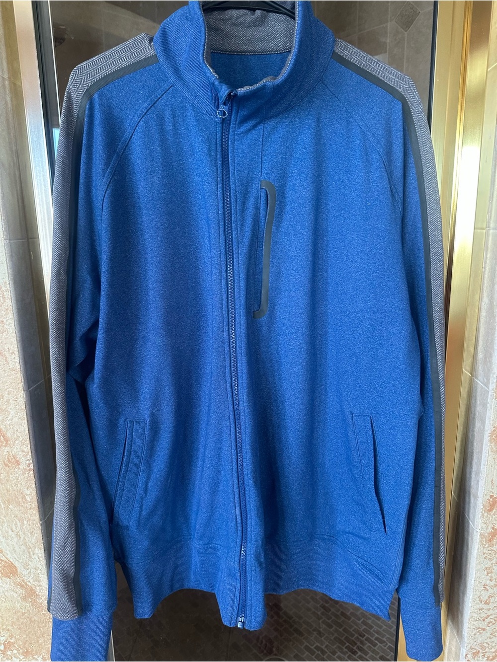 Lululemon Men's Blue Full-Zip Performance Sweater Jacket